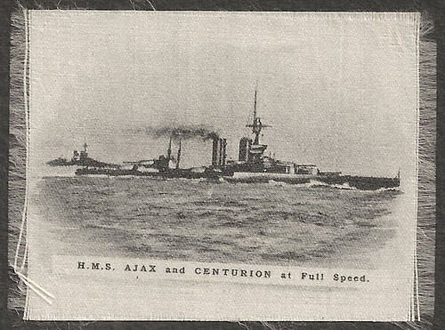 Hms ajax centurion - centurion., silk