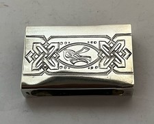 Swedish Silver Matchbox Holder. 
