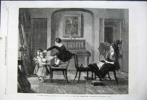 Original old antique print - original,
