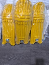PA Cricket Yellow Cricket Pads Brand New - Universal Brand New