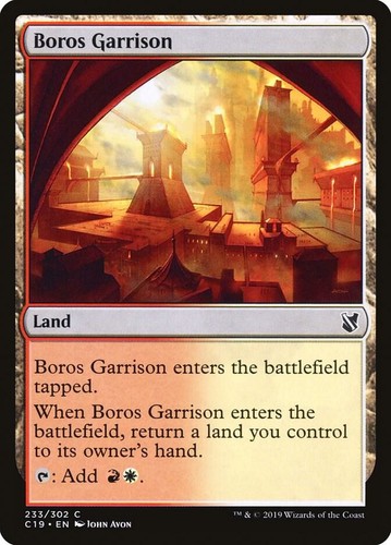Boros garrison 233 commander - garrison, c