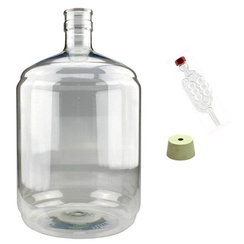 Plastic carboy wine fermenter - plastic,