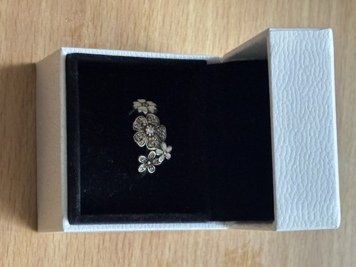 Pandora silver flower ring - silver,