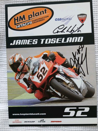 James toseland signed rider - james,