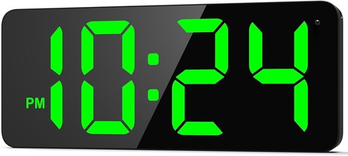 Led digital wall clock with - digital,