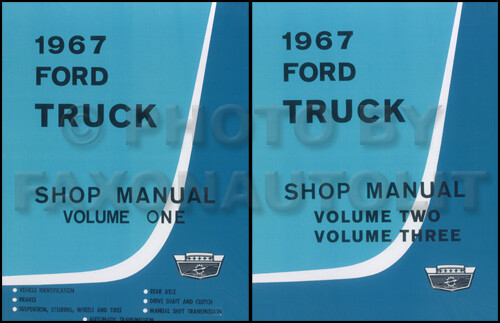 1967 ford truck shop manual - 1967,