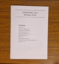 Acorn A5000 RISC OS 3 Release
