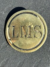 LMS London Midland & Scottish Railway Train Badge Emblem Horse Brass Belt Buckle