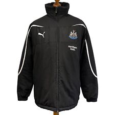 NEWCASTLE UNITED 2010/11 Puma Bench Coat Jacket (M) Football Vintage Soccer