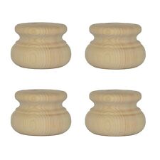 Bun Feet, Pine, PACK OF 4