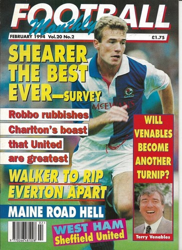 Football monthly magazine - magazine, feb