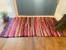 Purple Chindi Rug - Recycled