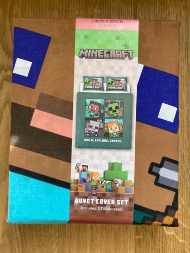 Primark minecraft double duvet - minecraft,