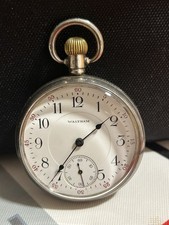 Waltham Solid Silver Pocket