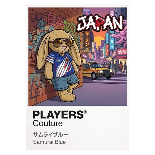 Japan football cool bunny - football,