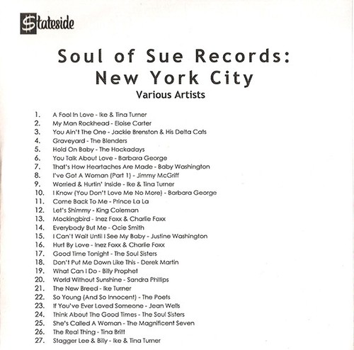Various soul sue records - soul,
