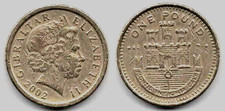 2002 - £1 coin - GIBRALTAR -