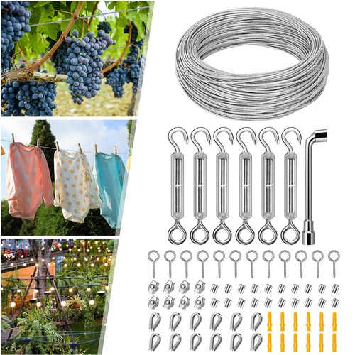 Wire rope kit 35m - rope, 35m/2mm