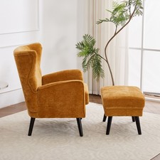 Yellow Velvet Accent Chair