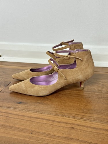Ursula mascaro beige suede - ursula,