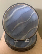 FOUR (4) Denby-Langley Blue