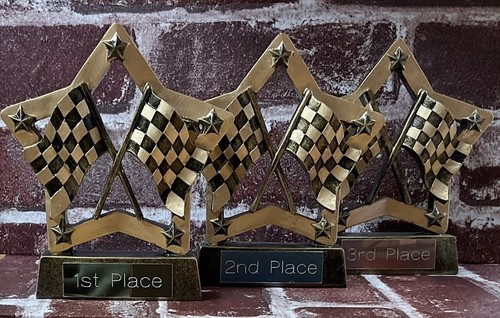 Kart trophies 1st - go-kart, 1st/2nd/3rd