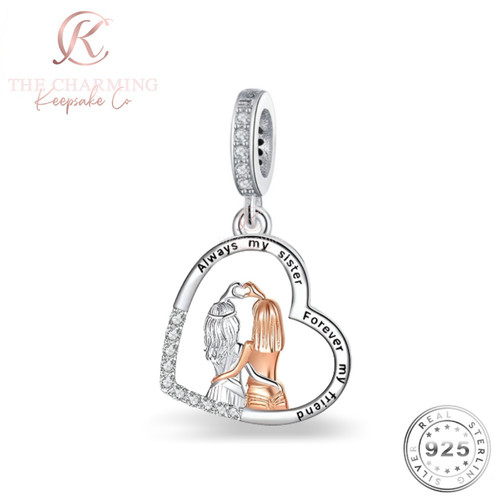 Sister charm silver s925 - s925, &