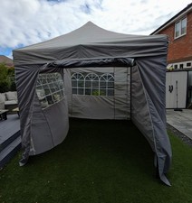 All Seasons Gazebo 2.5m x 2.5m Heavy Duty Waterproof Proof 4 Walls with Weights