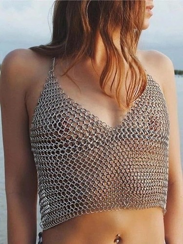Chainmail bra top women - bra,