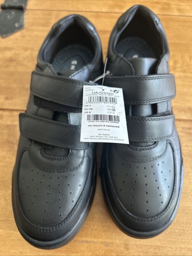 Next boys black leather school - boys,