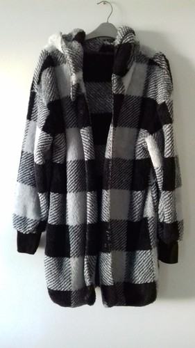 Ladies grey and black hooded - ladies,