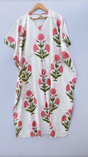 Indian cotton pink floral - cotton,