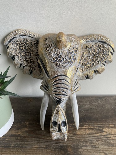 Handcrafted wooden elephant - handcrafted,