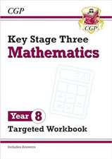 KS3 Maths Year 8 Targeted Workbook (with answers): perfect for c... by CGP Books