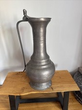 Vintage Pewter Jug Carafe with