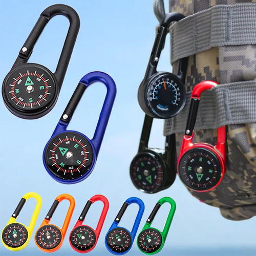 Outdoor compass carabiner mini - outdoor,