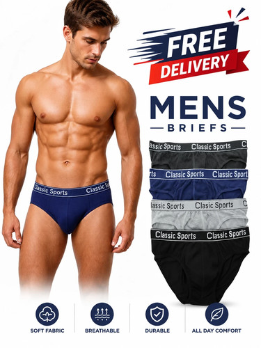 Pack 12 mens briefs - 9,