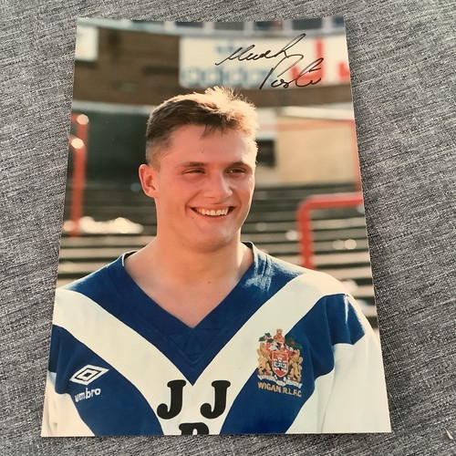Signed mark preston wigan - signed,
