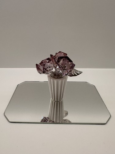 Swarovski crystal rose bouquet - swarovski,