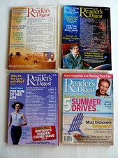 4 x Reader's Digest Magazines -1991-1992-1997-2003