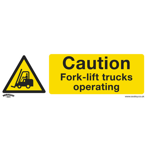 Sealey rigid plastic caution - sealey,