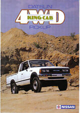 Nissan Datsun 4WD King Cab Pick Up 1983-84 Original UK Sales Brochure No. E865