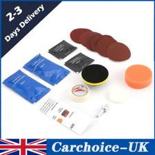 Headlight Restoration Kit and Lens Sealer Restore Plastic Headlamps Repair set