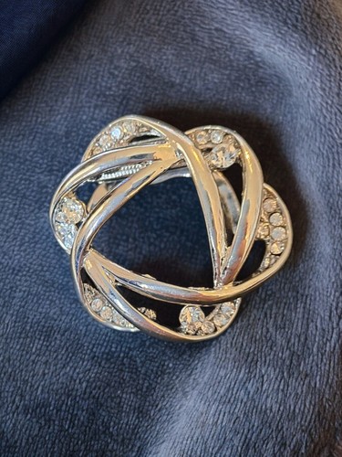 Pearls vintage scarf ring - vintage,