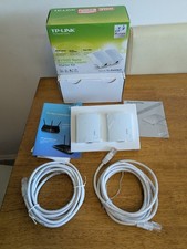 TP-Link AV500 Nano Powerline Adapter Starter Kit TL-PA411 Open New