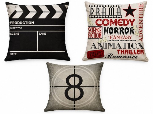 Movie film themed - film, cushion