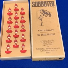  Subbuteo  International Table Rugby Team figures Wales /Salford boxed