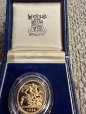 Royal Mint UK GOLD PROOF HALF