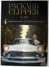 PACKARD Clipper Car Sales Brochure LF USA 1957 #PD-1044