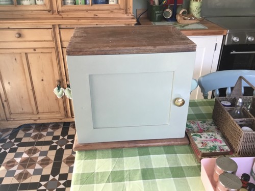 Small antique pine cupboard - antique,